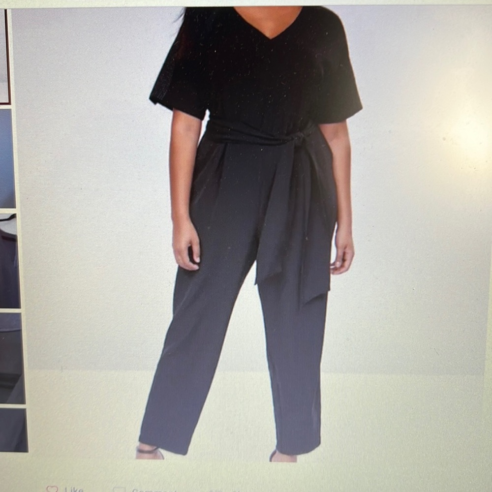 Lane Bryant Lena studded jumpsuit sz 22